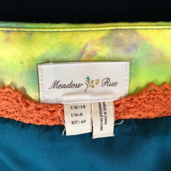 Anthropologie Meadow Rue photographic print skirt - Picture 4 of 5